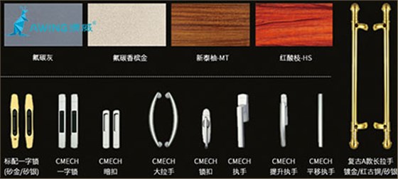 鋁合金門窗五金配件包括哪些？重要嗎？
